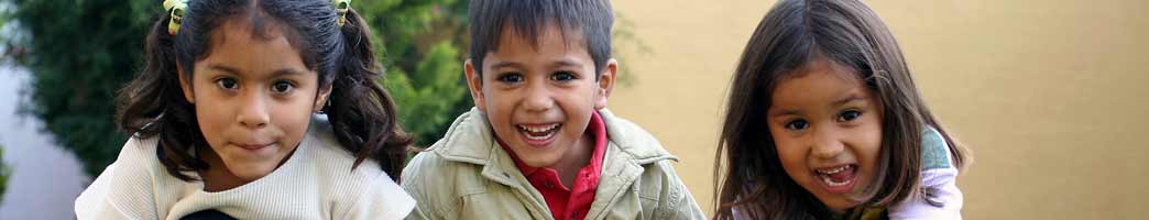 Three children playing in Mexico - Sponsor a Child in Mexico